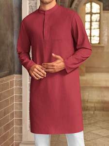 DEFENCE INDUSTRIES New Style <b>Mens</b> Shalwar Kameez <b>Set</b> Custom Logo Premium Stitching Kurta <b>Pajama</b> Manufacturer Bulk Orders - Product Image 2