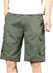 กางเกงขาสั้นคาร์โก้ผ้าฝ้ายทรงชิโน่ดีไซน์ใหม่ ระบายอากาศได้ดี สำหรับผู้ชาย ปี 2025-2026 - Product Image 2