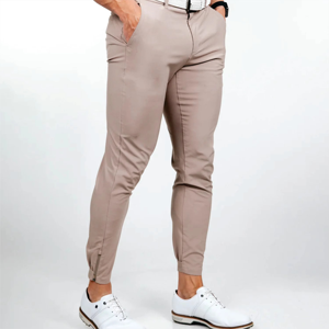 Pantalones de Golf Elásticos en 4 Direcciones para Hombre, Transpirables, de Secado Rápido, Formales e Informales, con Corte Recto, Venta al Por Mayor de Fábrica OEM - Product Image 2