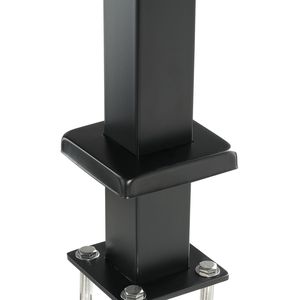 Supporto per Cavi in Acciaio Inox SUS304, Altezza 36'', Larghezza 2'', Resistente, Senza Fori Preforati, Componenti per Scale in Acciaio - Product Image 5