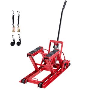 Sollevatore Idraulico Portatile per Moto, Capacità 1500 Libbre, 4 Ruote, Altezza 4.5-15.2 Pollici, Supporto per ATV e Moto - Product Image 1