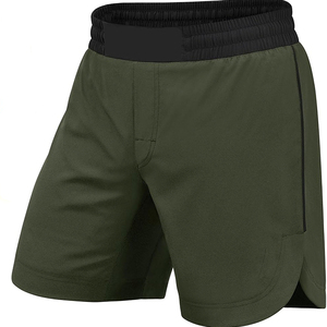 Pantalones Cortos de MMA, Elásticos, Transpirables, de Tela de Spandex/Nailon, Fusión sin Costuras, Corte Holgado, Unisex, para Grappling y Muay Thai - Product Image 4