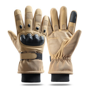 Guantes Tácticos de Carreras con Dedos Completos, Correa de Muñeca Ajustable, Revestimiento de PU Antideslizante, para Actividades al Aire Libre, Unisex, Resistentes al Desgaste - Product Image 1