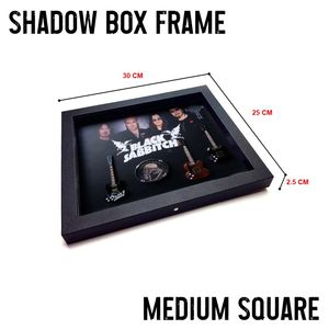Cadre musical Black Sabbath 11,8 x 9,8 pouces avec guitare et cadre en verre pour cadeaux musicaux et souvenirs - Product Image 5