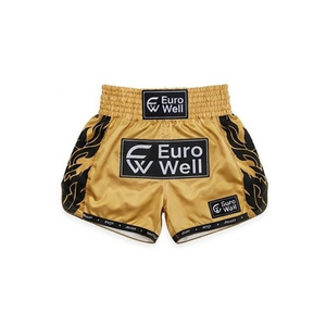 Bulk Blank Satin Muay Thai Shorts <b>Men</b> Women Unisex Kickboxing Fight <b>Trunks</b> Low MOQ Muay Thai Shorts - Product Image 2