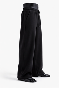 Pantalon de survêtement en toile pour homme, coupe ample, doux, écologique, séchage rapide, style streetwear décontracté, vente en gros - Product Image 3
