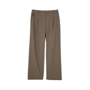 Pantalones de Mujer de Cintura Alta y Pierna Ancha, Casuales, de Oficina, Rectos, Transpirables, Ecológicos, OEM, ODM, Personalizados, Venta al Por Mayor - Product Image 1