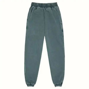 Conjunto Deportivo de Alta Calidad para Hombre, Sudadera con Capucha y Pantalones de Chándal de Algodón con Lavado Ácido, Ropa Deportiva de Invierno, Fabricante OEM - Product Image 3