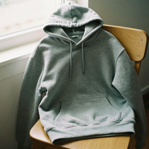 เสื้อฮู้ดเฟรนช์เทอร์รี่ผ้าฝ้ายน้ำหนักเบาแบบสวมหัวพร้อมบริการปรับแต่งแบบ OEM ODM - Product Image 6