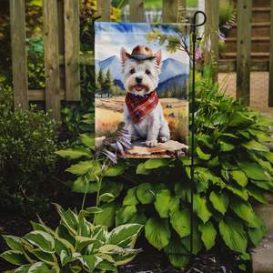 Multicolor Westie Cowboy Welcome <b>Garden</b> <b>Flag</b> Decorative Yard <b>Flag</b> Banner for Patio Artwork for Flower Beds and Mailboxes - Product Image 2