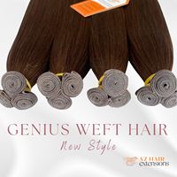 Precio al por mayor Cabello crudo vietnamita SDD Grosor Cutícula virgen alineada Genius Trama Extensiones de cabello, Paquetes de cabello crudo
