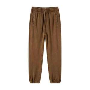 Men's Light Gray Elastic Waist Cargo <b>Pants</b> Casual Multiple Pockets Breathable Canvas Trousers <b>Summer</b> Wear - Product Image 3
