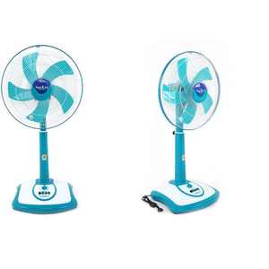 Ventilador de Pedestal SanKyo de 16 Pulgadas, Fabricado en Vietnam, con Temporizador Eléctrico, Alto Rendimiento, Viento Fuerte, Plástico, para Uso en Oficina - Product Image 2