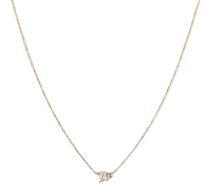 Minimalist 10K 14K 18K <b>Solid</b> <b>Gold</b> Emerald Heart Lab Grown Diamond <b>Pendant</b> Necklace Two Stone Diamond Design Snake Chain <b>Pendant</b> - Product Image 2