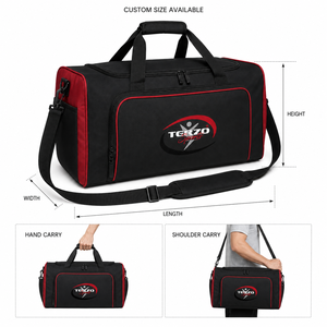 TERZO SPORTS Custom Logo Eco-Friendly Polyester Men's Gym <b>Duffel</b> <b>Bag</b> Shoe Compartment Adjustable Strap Interior Pocket 30-<b>40L</b> - Product Image 6