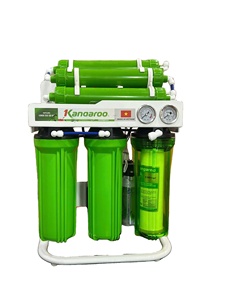 Système de filtration d'eau par osmose inverse Kangaroo 2 jauges, 8 étapes, sous évier, avec surveillance TDS, en plastique, pour usage domestique, fabriqué au Vietnam - Product Image 1