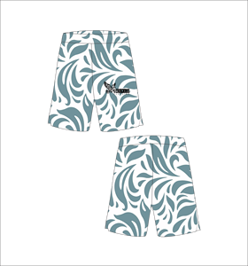 Pantalones Cortos de Playa con Estampado Floral para Hombre, Marca Ferocious Clothing, Cintura Media, Elásticos, de Secado Rápido, de Poliéster, Estilo Casual - Product Image 1