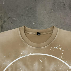 Camisetas de Algodón 100% de Alta Calidad al por Mayor para Hombre, Camisetas Lisas con Impresión DTG Personalizada, Camiseta Blanca Extra Grande - Product Image 3