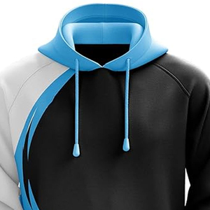 Sweat-shirt à capuche unisexe en polyester de haute qualité avec logo personnalisé, impression graphique personnalisable, sublimation - Product Image 3
