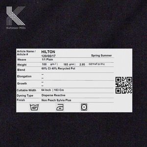 ผ้ากระโปรงสีพื้นดีไซน์ใหม่สำหรับผู้หญิง ผ้าฝ้ายทอ 100% เทคนิคการทอแบบ Eco PAPER TOUCH สำหรับใช้ทำเสื้อผ้า - Product Image 4