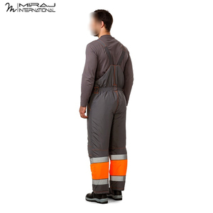 Trajes de Trabajo para Hombre Color Naranja, Nuevo Modelo, Resistentes al Viento, Alta Visibilidad, Personalizables con Logotipo, Producto Popular - Product Image 3