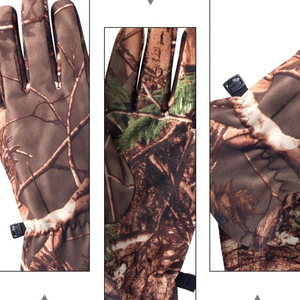 Hunting Gloves OEM Manufacturer Custom Logo Private Label Camo Waterproof Anti Slip Tactical Gloves Bulk Wholesale - Product Image 4