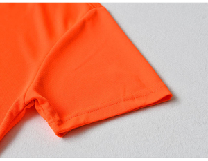 Polo à manches courtes pour homme, couleur unie, avec logo imprimé, respirant, en polyester tricoté, décontracté, coupe classique - Product Image 3