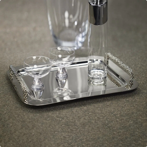 Bandeja de Metal Dorada de Lujo Moderna, Especial para Ramadán, Bandeja para Servir Alimentos en Fiestas Iftar, Bandeja de Metal para Servir Dátiles, para Restaurantes, Hoteles y Hogares - Product Image 3