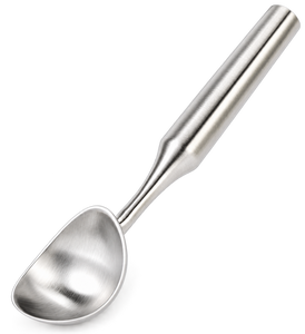 Cuillère à glace en acier inoxydable, cuillère à glace robuste, cuillère à dessert professionnelle, outil de service en métal durable - Product Image 1