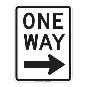 Panneau de signalisation de sécurité unidirectionnel Brady 24x18 pouces, intérieur/extérieur, PVC - Product Image 2