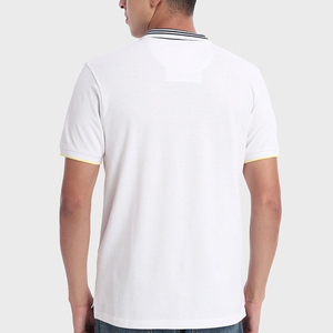Vêtements pour hommes, nouvelle mode, polo en coton et polyester, col montant, haute qualité, manches courtes, t-shirt polo pour le golf. - Product Image 3