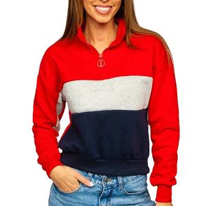 Sudadera de Forro Polar Cálida de Invierno para Mujer, Sudadera con Media Cremallera, Sudadera de Manga Larga con Media Cremallera, Talla Grande - Product Image 1