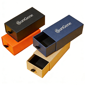 Boîtes d'emballage pour bijoux en papier kraft personnalisées en gros pour bagues, colliers, emballages cadeaux - Product Image 1