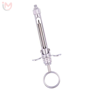 Jeringa Dental de Alta Calidad con Mango de Un Anillo, Acero Inoxidable de Grado Quirúrgico, Fuente de Alimentación Manual, Venta al por Mayor OEM IMANS ENTERPRISES - Product Image 2