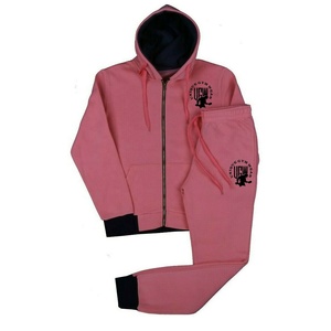 UNIQUE GYM WEAR Survêtement polaire 2-en-1 unisexe pour nourrissons et tout-petits, uni, grande taille, à capuche, respirant, réversible, style streetwear, avec pantalon de jogging - Product Image 1