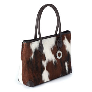 Sac à main en cuir de vachette de couleur unie, tendance, grande taille, haute qualité, prix abordable, sac à main pour femmes en cuir de vachette à vendre - Product Image 2