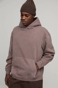 <b>Custom</b> Screen Print Design Cotton Fleece Sun Fade Men's Graphic Hoodies Streetwear Pullover Sweatshirt Manufacturer Supplier OEM - Product Image 4