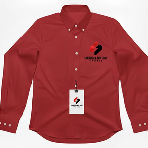 Wholesale Custom Logo <b>Men</b> <b>Dress</b> Shirt Slim Fit Long Sleeve Cotton Blend Formal Business Office Wear Bulk Supply - Product Image 1