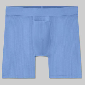 Nueva Llegada, Venta al Por Mayor, Calzoncillos Boxer de Algodón y Elastano para Hombre, Tejido Acanalado, Suave al Tacto, Transpirable, Uso Diario, Larga Duración - Product Image 1