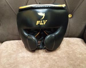 Protector de Cabeza para Boxeo, Hecho de Cuero Vacuno Genuino, Logotipo Negro y Dorado, Hebilla Ajustable, Cierre con Cordones, Unisex, Protección de Seguridad - Product Image 5