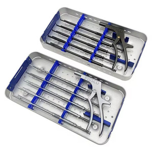 Ensemble de rongeurs Kerrison rotatifs interlaminaires PISSCO, ensemble chirurgical de rongeurs Kerrison pour la colonne vertébrale, 12 pièces - Product Image 1