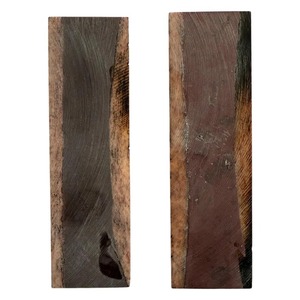 Écailles de os de chameau de qualité supérieure, sculptées style amour, teintes en noir, rectangulaires, fabriquées à la main pour une meilleure prise en main, fournitures de bricolage pour la fabrication de couteaux - Product Image 2