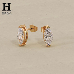 925 Sterling <b>Silver</b> Heart Cut Moissanite <b>Stud</b> Earrings VVS1 D Color Lab Grown Diamond Heart <b>Studs</b> for Women Fine Jewelry - Product Image 6