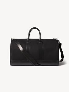 Bolsa de Viaje Unisex de Tela Oxford, Gran Capacidad, Cierre de Cremallera, Correa Ajustable, Bolsa de Fin de Semana, Negra - Product Image 1