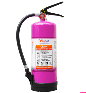Extincteur à eau ORION 3 litres à batterie lithium pour garage, pour incendies de véhicules électriques, multi-usages A-B-C - Product Image 1