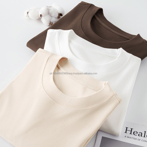 Wholesale Heavy Cotton T <b>Shirts</b> Print Sport 290gsm Blank Plain Heavyweight Cotton <b>Men</b> Tshirt Printing - Product Image 1