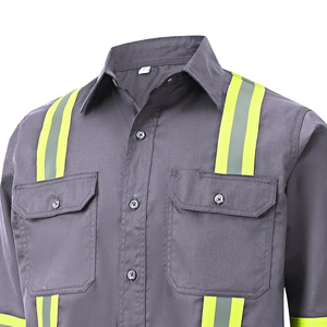 Chemises de travail pour hommes haute visibilité, qualité supérieure, prix abordable, pour la construction et l'industrie, protection et sécurité, confortables - Product Image 5