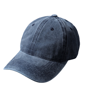 Casquette de baseball personnalisable en coton lavé, style vintage décontracté, 6 panneaux, visière incurvée, sangle réglable, casquette vierge, logo personnalisé, streetwear - Product Image 3
