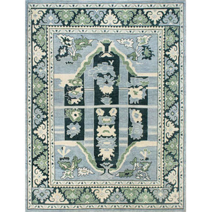 Tapis de luxe en laine à poils coupés, faits à la main, de qualité supérieure, au design abstrait persan moderne, grands et moelleux, en soie, ensembles de tapis. - Product Image 4