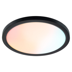 ไฟเพดานแบบฝังขนาด 5 นิ้ว สีดำ ปรับอุณหภูมิสีได้ 5 ระดับ ไฟ LED แบบ Edgelit บางเฉียบ ติดตั้งบนพื้นผิวขนาดเล็ก - Product Image 1
